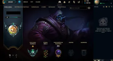 CONTA PLATINA 3 | 54.830 EA + 3 GEMAS+ EMAIL NÃO VERIFICADO