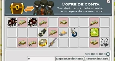 (elfrim)  2 Contas do wakfu, bem equipada e com kamas