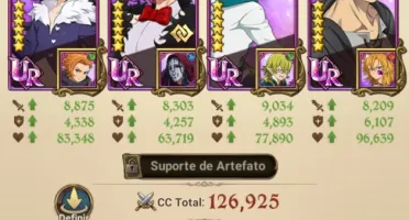 Conta do Seven Deadly Sins Global Mobile Lev 90