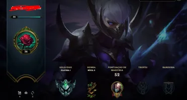 Conta platina 1 com mmr de diamante.