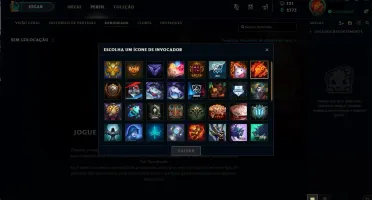 Vendo conta LOL lvl. 30 com 100 campeões e 47 skins