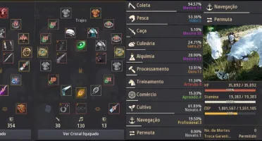 Conta de BlackDesert  Grind/LifeSkill P2W(preço negociável)