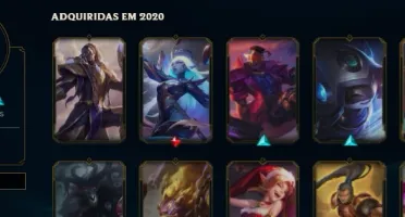 188 Skin todos os Champions , 700 Aberto a negociações.