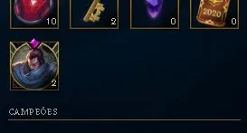 Conta League Of Legends (Vencedora Clash Copa Mundial)