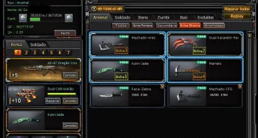 conta crossfire vip + mns