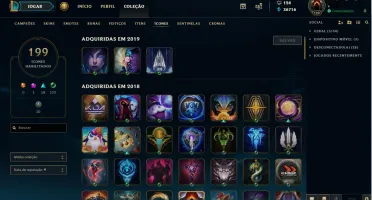 Conta completa, todos os chars e mais de 250 skins.