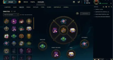 Conta completa, todos os chars e mais de 250 skins.