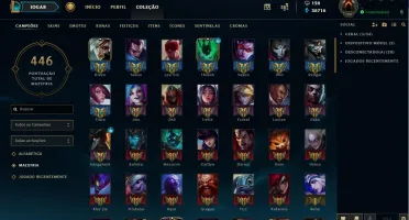 Conta completa, todos os chars e mais de 250 skins.