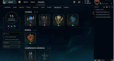 Conta completa, todos os chars e mais de 250 skins.