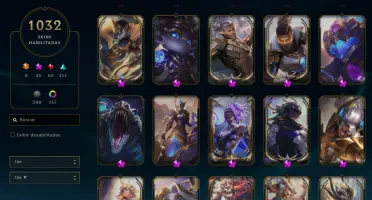 Conta de LOL de colecionador - Mais de 1.000 Skins