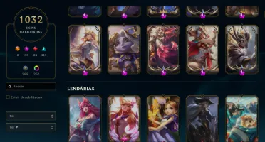 Conta de LOL de colecionador - Mais de 1.000 Skins
