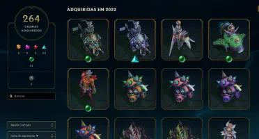Conta de LOL de colecionador - Mais de 1.000 Skins