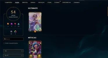 Conta P/League Of legends