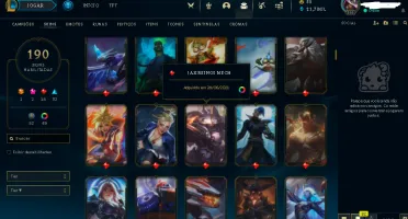 Conta Unranked Lvl 355 Full Skin [ Full Acesso ]