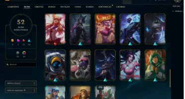 Conta De Lol (Platina 1) Terminou Diamante, Main Sup