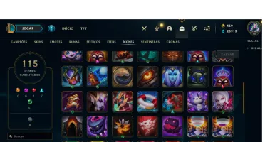 Conta De Lol (Platina 1) Terminou Diamante, Main Sup