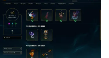 Conta De Lol (Platina 1) Terminou Diamante, Main Sup