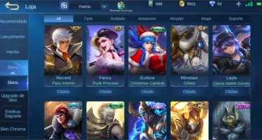 Conta Top Mobile Legends