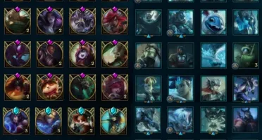 PLATINA 4 (Quase todos os champs), 83 skins, 30 skinsspolio
