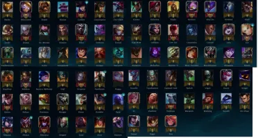 conta prata 1, 101 champs, 28 skins, etc
