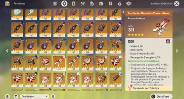 AR 58 - 31 itens cinco estrelas e 9 armas PB +1.600 gemas