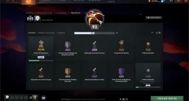 DOTA 2 - CONTA DIVINE 3, COM 5K DE MMR E VÁRIOS ITENS.