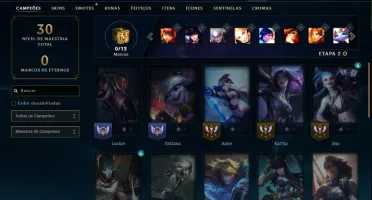 Conta Lol Smurf Diamante