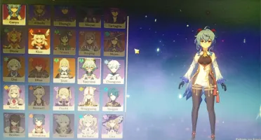 Conta genshin Impact, Ganyu + klee + Jean + 10 tiros