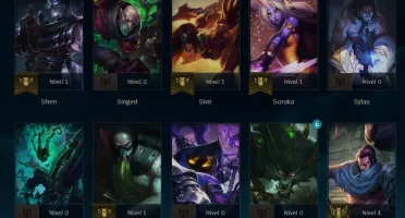 Conta League of Legends Main Top Platina Com 65% De Win