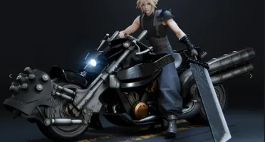 Cloud Ff7 Filme Moto 3D Stl
