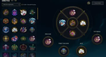 Conta de lol lv 76