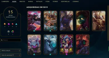 Conta de lol lv 76