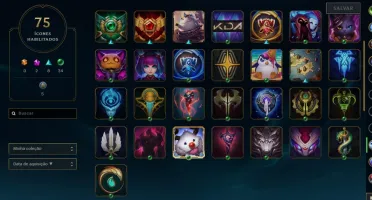 Conta de lol lv 76