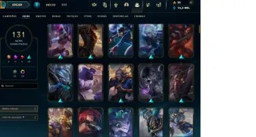 Conta de League of Legends Esmeralda 2 131 skins