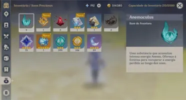 ***VENTI + GANYU + JEAN C1 + ARMAS 5ESTRELAS***
