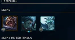 Conta de League of Legends