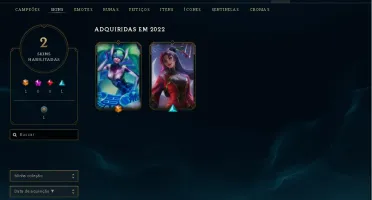 CONTA NOVA GOLD IV - SKIN LENDÁRIA