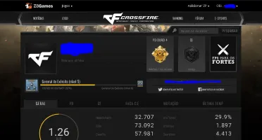 Conta 3 estrelas com 5 vips e 1 m4a1 vip de evento