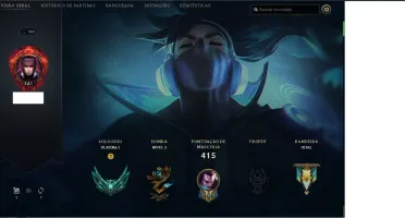 LOL CONTA PLATINA 1 MMR ALTO 113 SKINS, FALTAM 7 CHAMPS