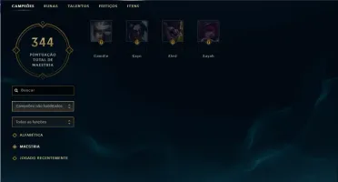 Conta lol Diamante IV
