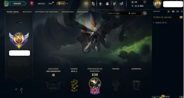 Conta LoL 2015 LVL 218 63 Skins 7 Vitoriosas E 140Champs