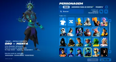 Conta de fortnite, +32 skins,+50 picaretas