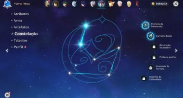 11 personagens 5 estrelas + 10 armas 5 estrelas