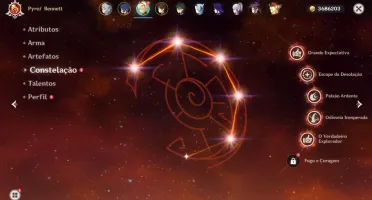 11 personagens 5 estrelas + 10 armas 5 estrelas