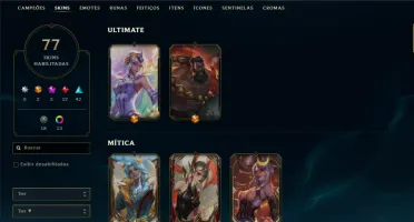 Conta Mestre Lol