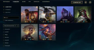 CONTA LOL (SEASON 3) + WILDRIFT + VALORANT