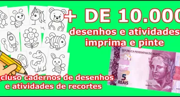 ✨ Pack Pega e Pinte – Mais de 10.000 Desenhos e Atividades!