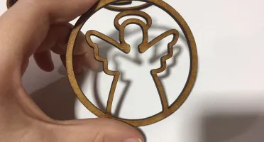 Bolas Natalinas Sortidas em MDF - Kits de 10 ou 15