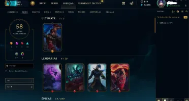 Conta LOL - DIAMANTE III