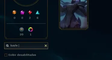 CONTA LEAGUE OF LEGENDS RARA
